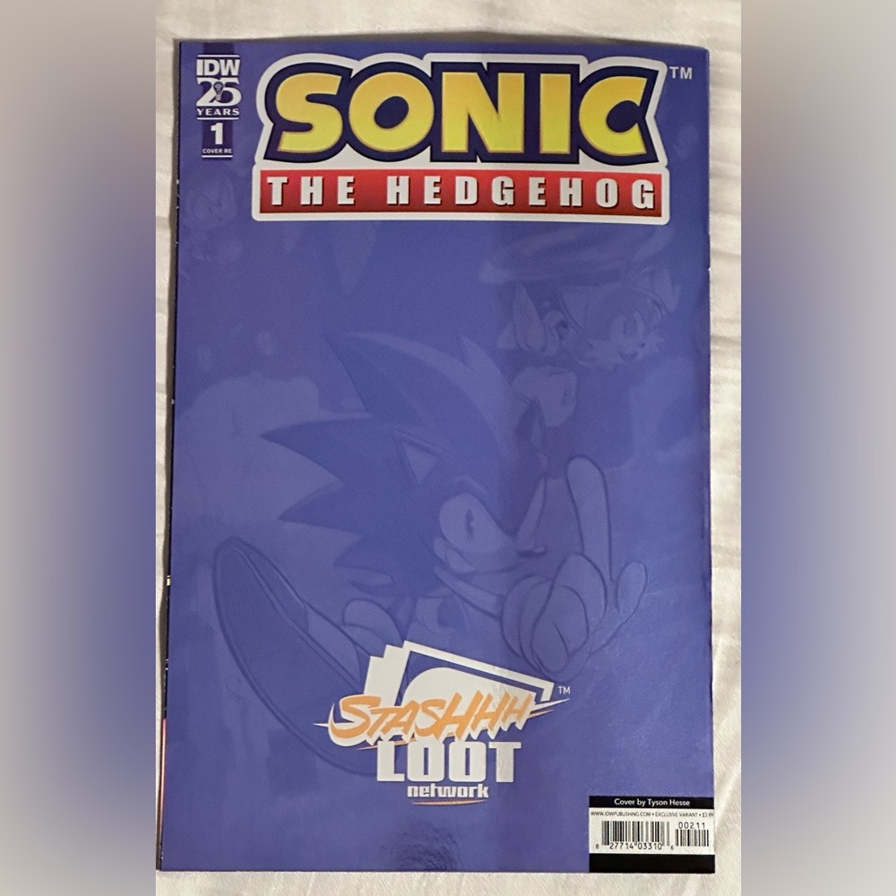 Sonic # 1 Virgin FOIL Variant C2e2 Exclusive LTD 500 Variant Cover = 2 # 1Foils - Picture 7 of 9